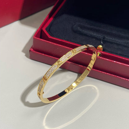 [LORA] LOVE BRACELET 3.65MM DIAMOND-PAVED