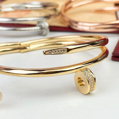 [LORA] JUSTE BRACELET 3.5MM DOUBLE ROW DIAMOND
