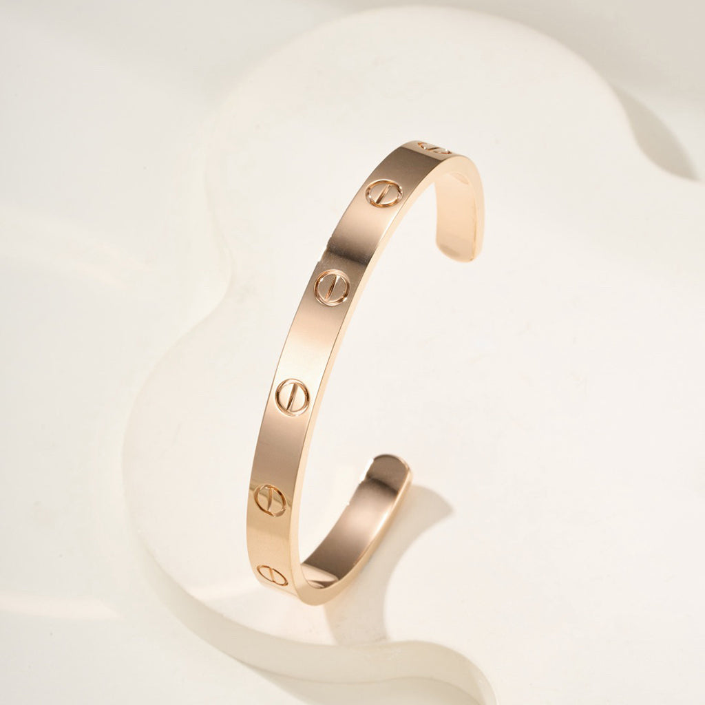 [LORA] LOVE BRACELET 6.1MM OPEN CUFF