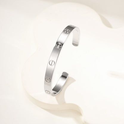 [LORA] LOVE BRACELET 6.1MM OPEN CUFF