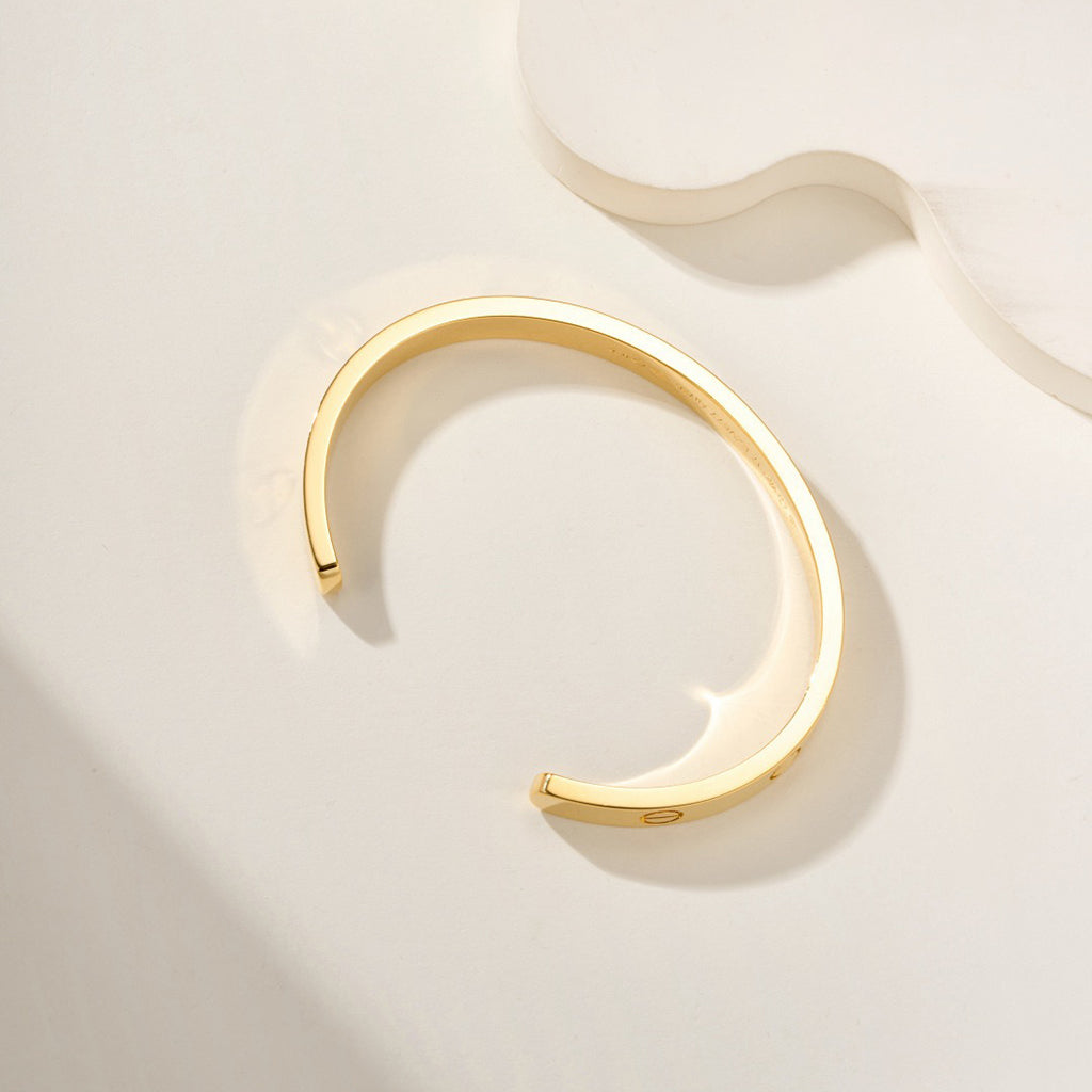 [LORA] LOVE BRACELET 6.1MM OPEN CUFF