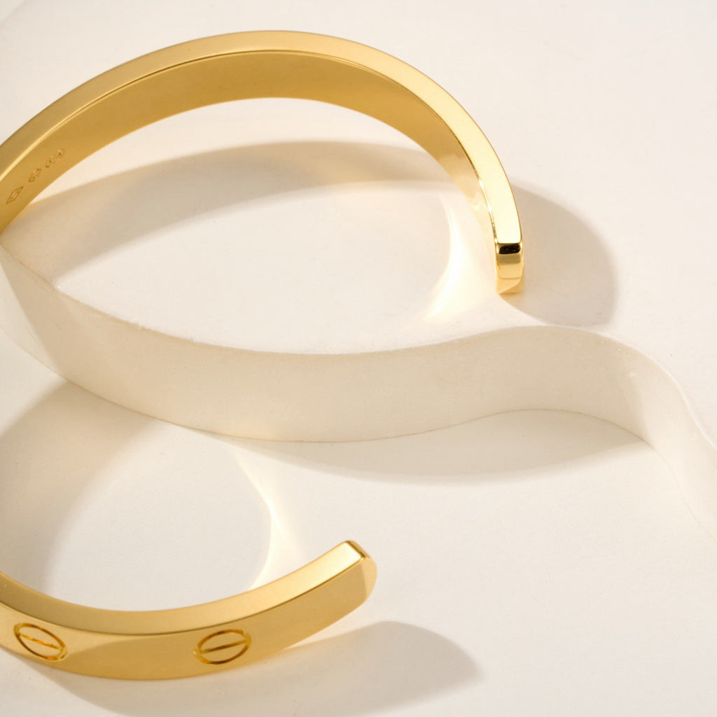 [LORA] LOVE BRACELET 6.1MM OPEN CUFF