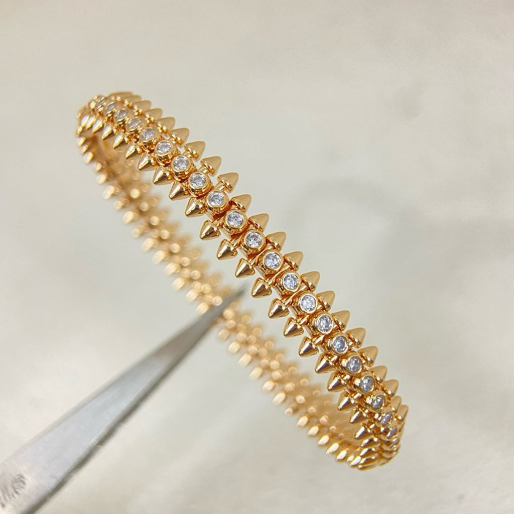 [LORA] CLASH  BRACELET 8MM DIAMONDS