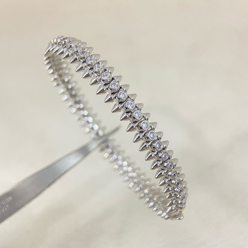 [LORA] CLASH  BRACELET 8MM DIAMONDS
