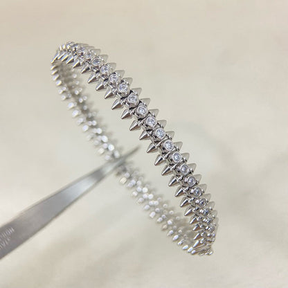 [LORA] CLASH  BRACELET 8MM DIAMONDS
