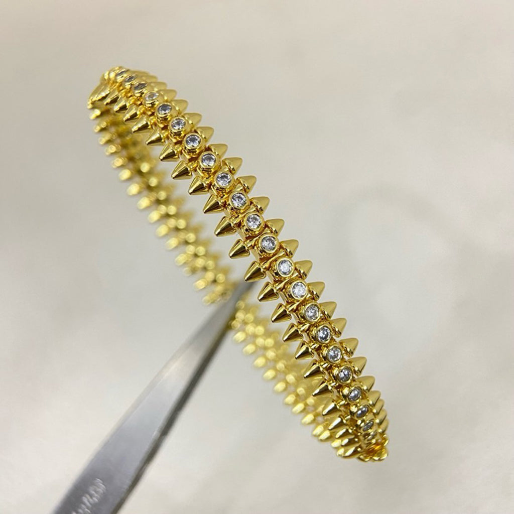 [LORA] CLASH  BRACELET 8MM DIAMONDS