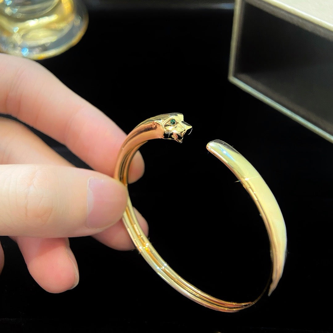 [LORA] PANTHERE OPEN BRACELET