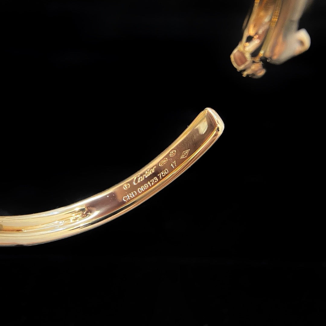 [LORA] PANTHERE OPEN BRACELET