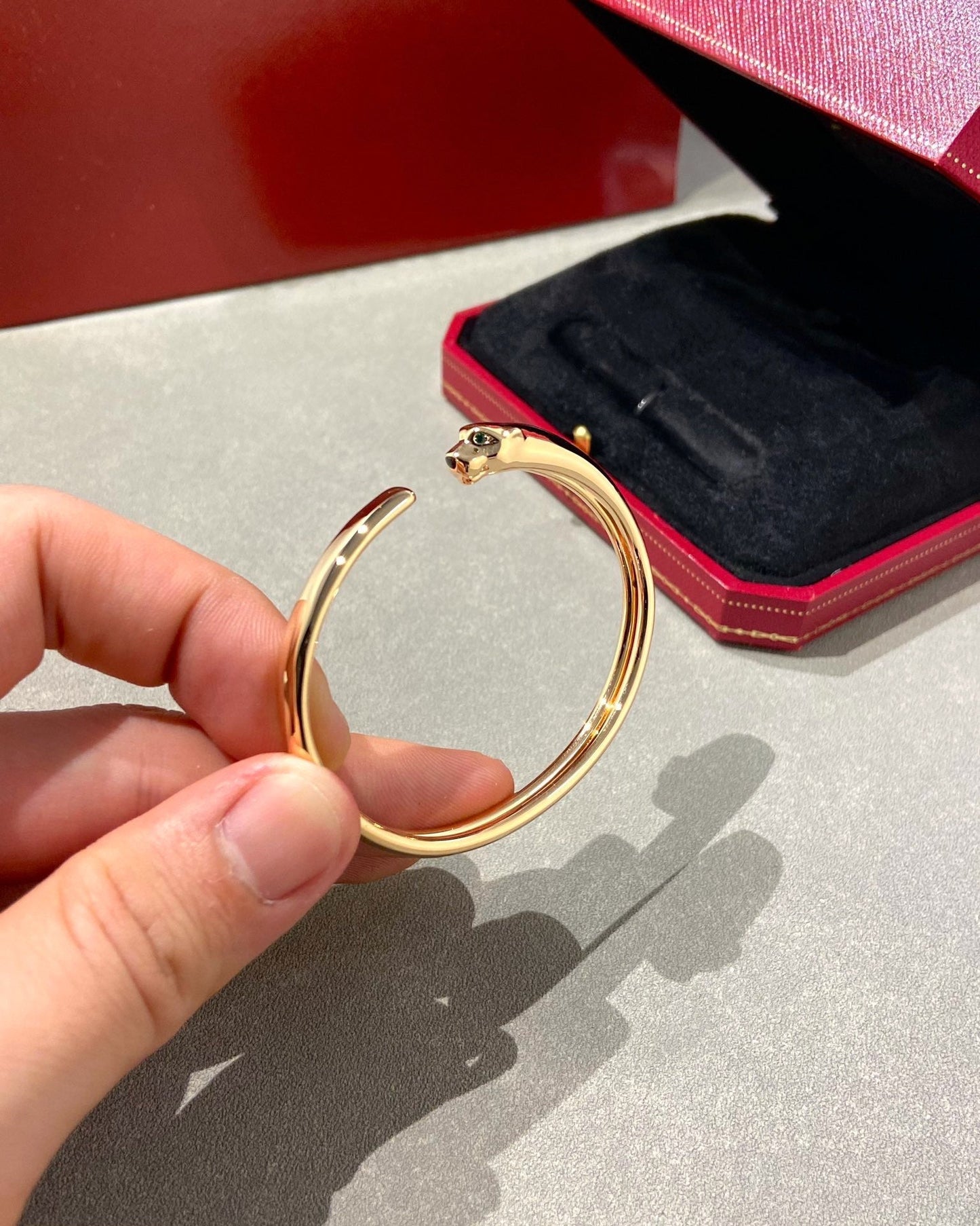 [LORA] PANTHERE OPEN BRACELET