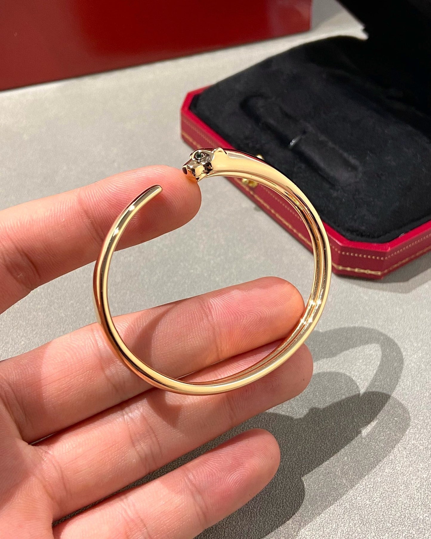 [LORA] PANTHERE OPEN BRACELET
