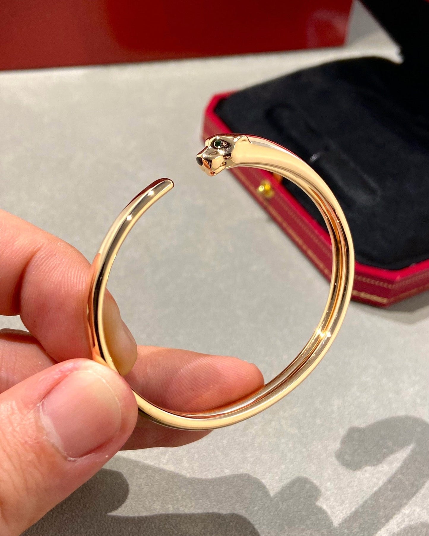 [LORA] PANTHERE OPEN BRACELET