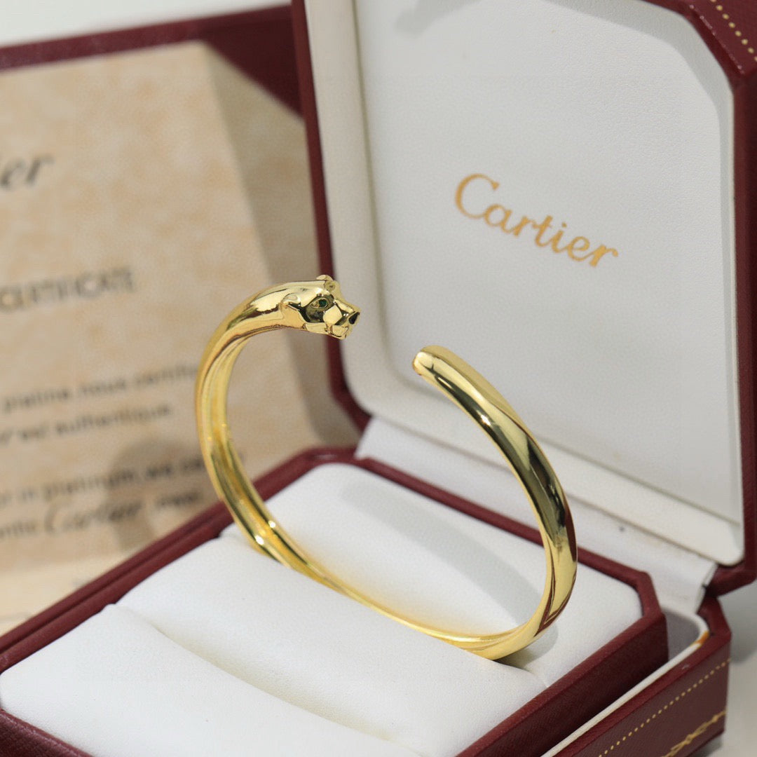 [LORA] PANTHERE OPEN BRACELET
