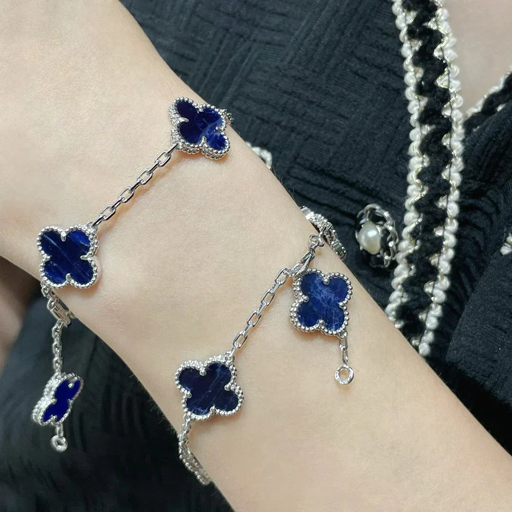 [Lora]CLOVER 5 MOTIF PIETERSITE BRACELET COLLECTION
