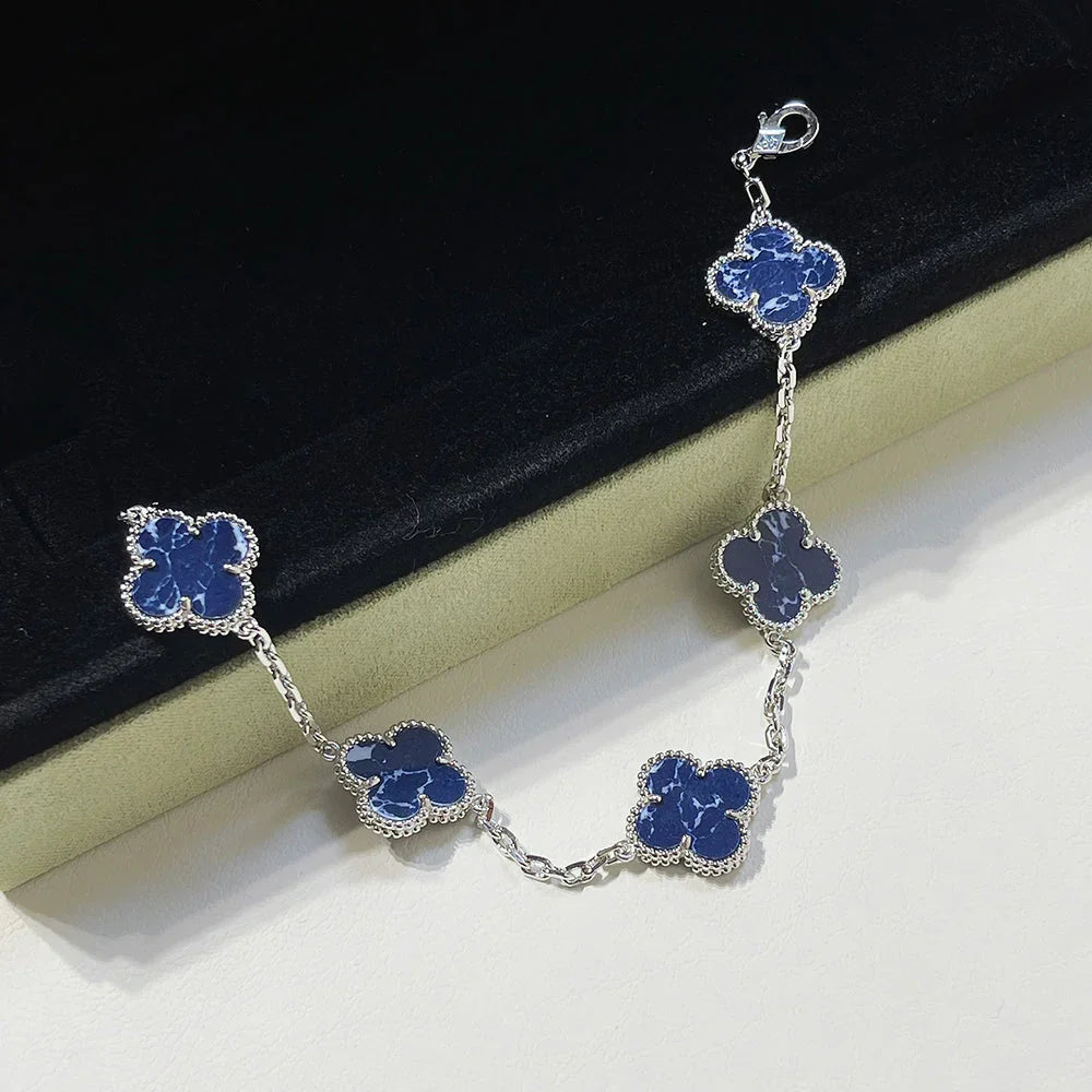 [Lora]CLOVER 5 MOTIF PIETERSITE BRACELET COLLECTION