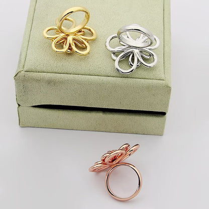 [LORA] FLOWERLACE RING 5 DIAMONDS