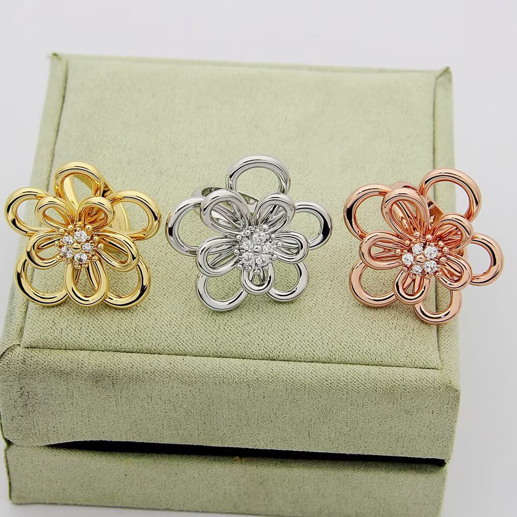 [LORA] FLOWERLACE RING 5 DIAMONDS