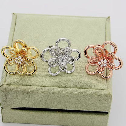 [LORA] FLOWERLACE RING 5 DIAMONDS