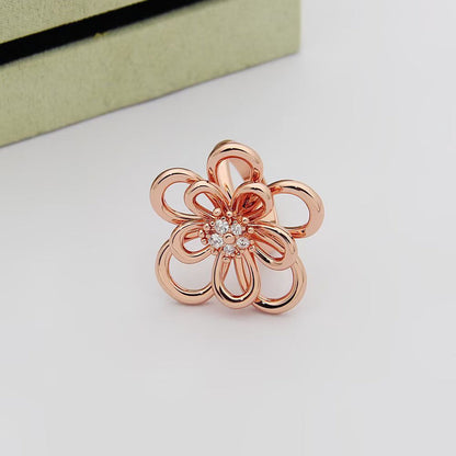 [LORA] FLOWERLACE RING 5 DIAMONDS