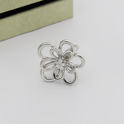 [LORA] FLOWERLACE RING 5 DIAMONDS