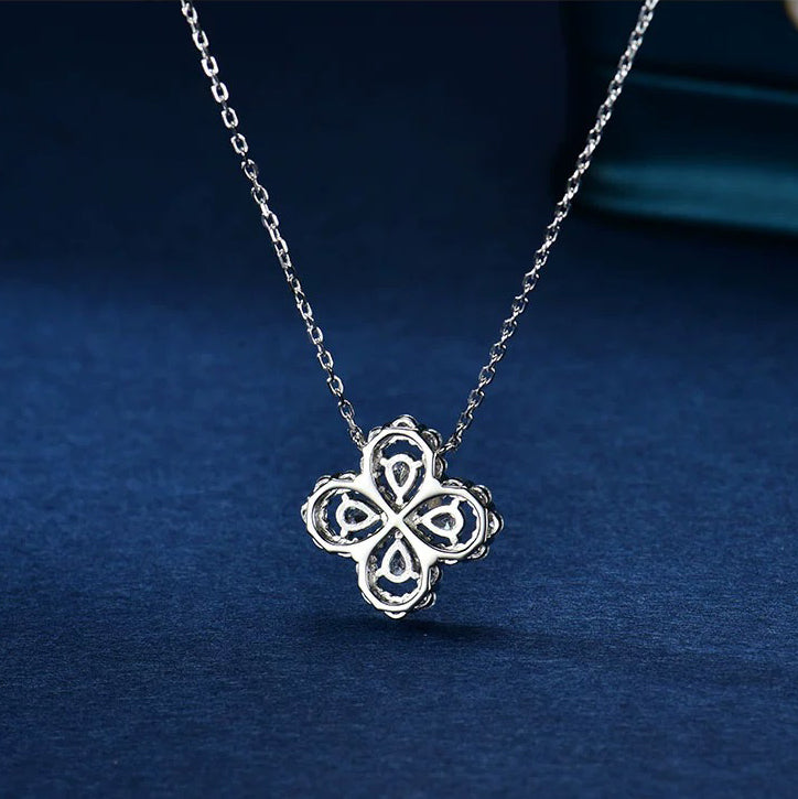 [LORA]LOOP NECKLACE FULL MOTIF DIAMOND 16MM MULTIPLE COLORS