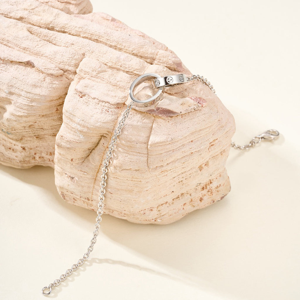 [LORA] LOVE BRACELET DOUBLE RING