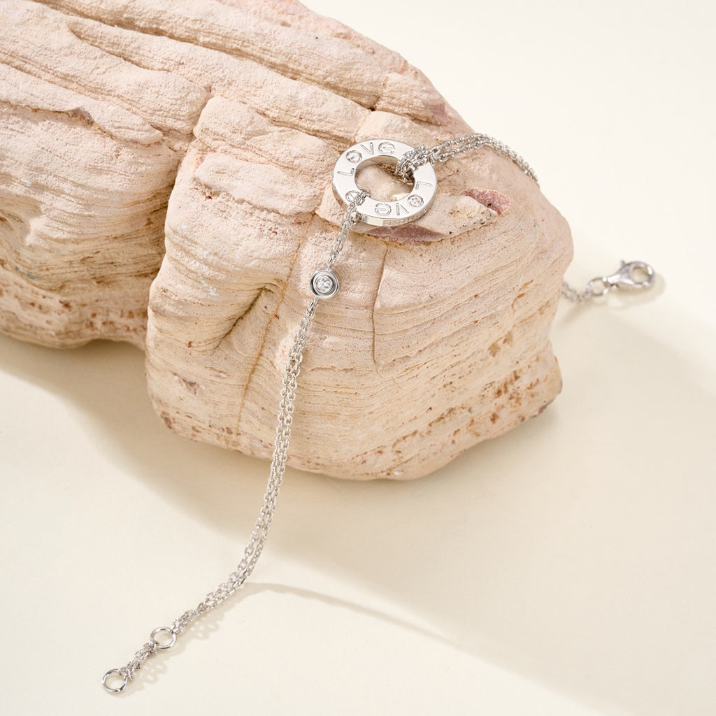 [LORA] LOVE BRACELET 2 DIAMOND