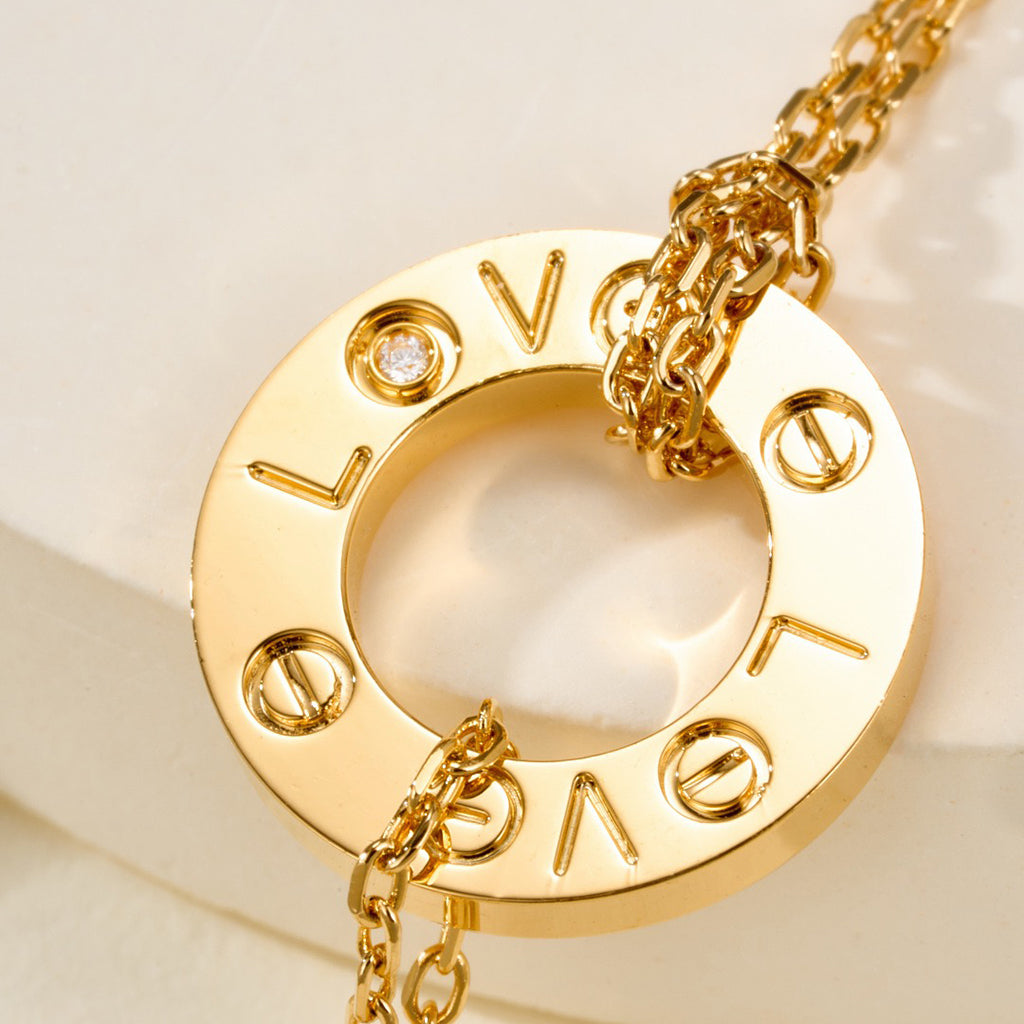 [LORA] LOVE BRACELET 2 DIAMOND