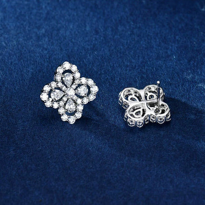 [LORA]LOOP EARRINGS FULL MOTIF DIAMOND 16MM