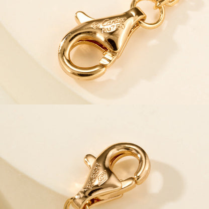 [LORA] LOVE DOUBLE RING FULL DIAMOND BRACELET