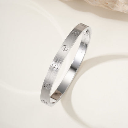 [LORA] LOVE BRACELET 6.1MM BRUSHED