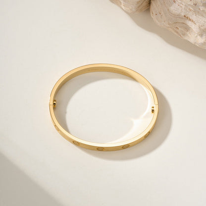 [LORA] LOVE BRACELET 6.1MM BRUSHED