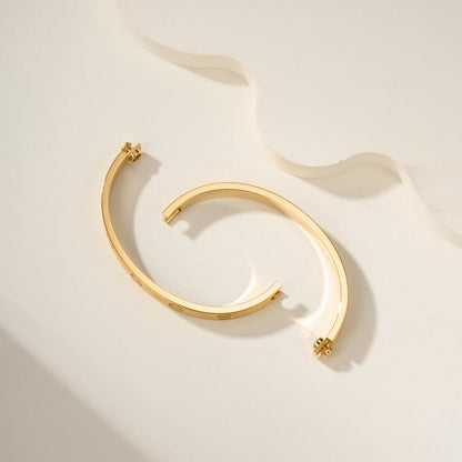 [LORA] LOVE BRACELET 6.1MM BRUSHED