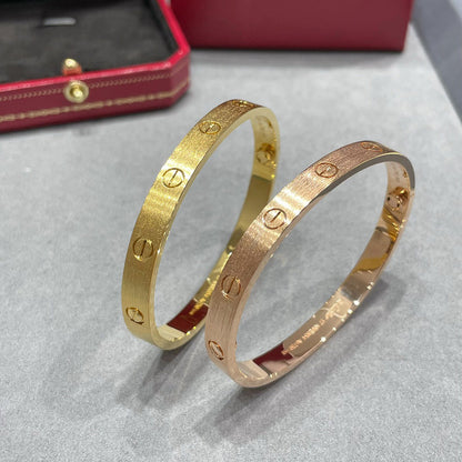 [LORA] LOVE BRACELET 6.1MM BRUSHED
