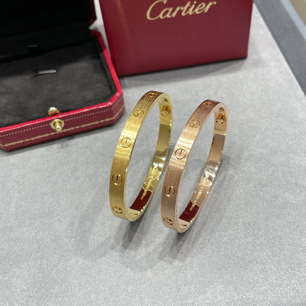 [LORA] LOVE BRACELET 6.1MM BRUSHED