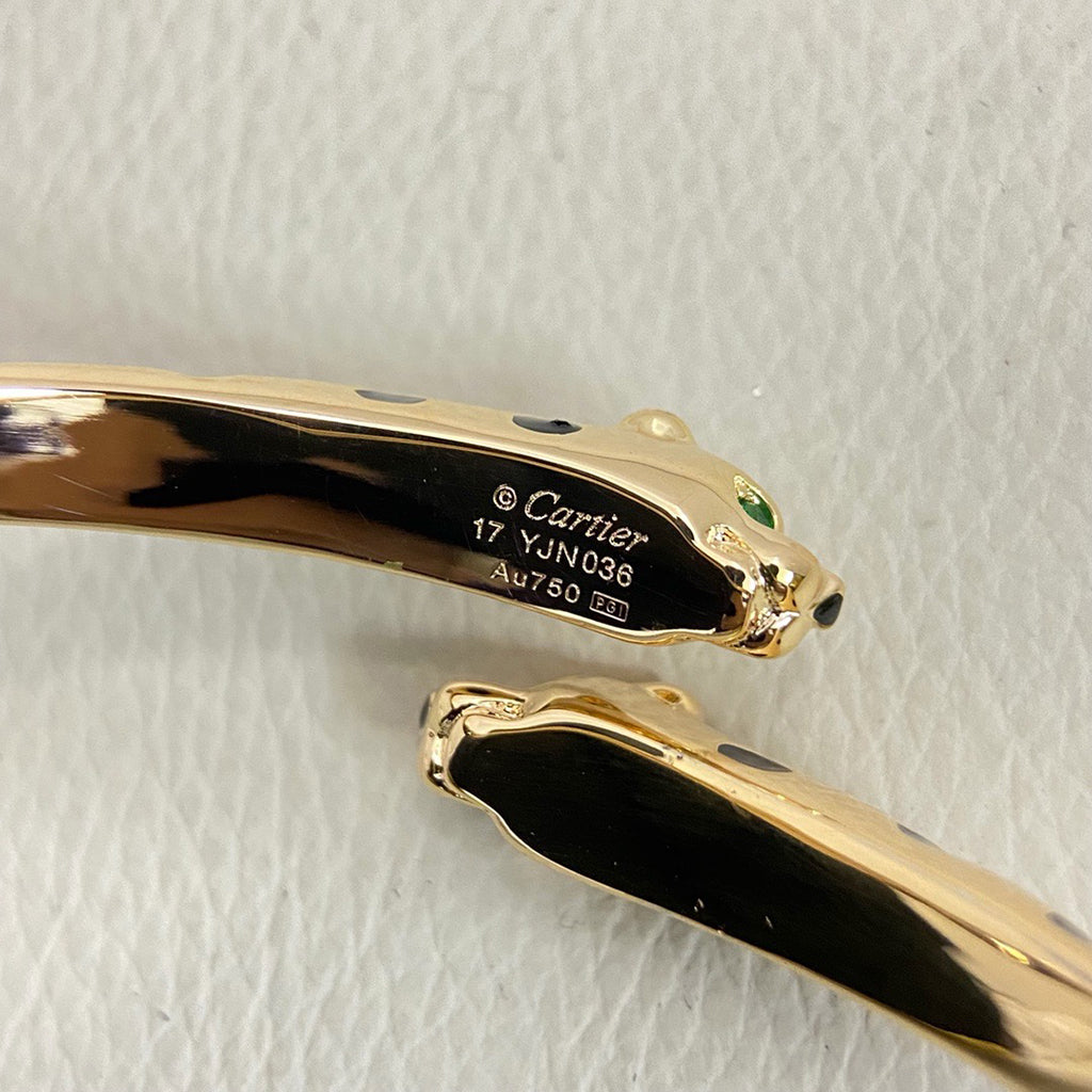 [LORA] PANTHERE DOUBLE HEADED OPEN BRACELET