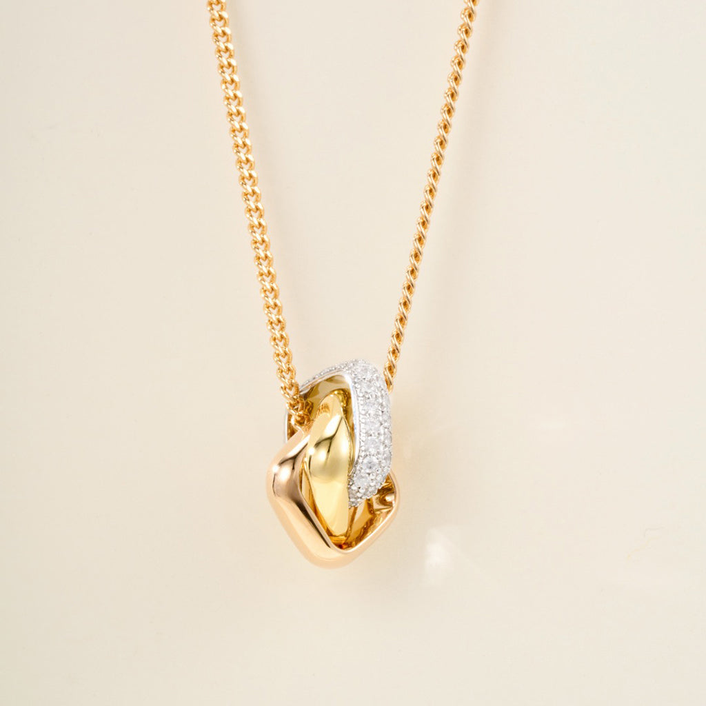 [LORA] TRINITY CUSHION NECKLACE COLLECTION