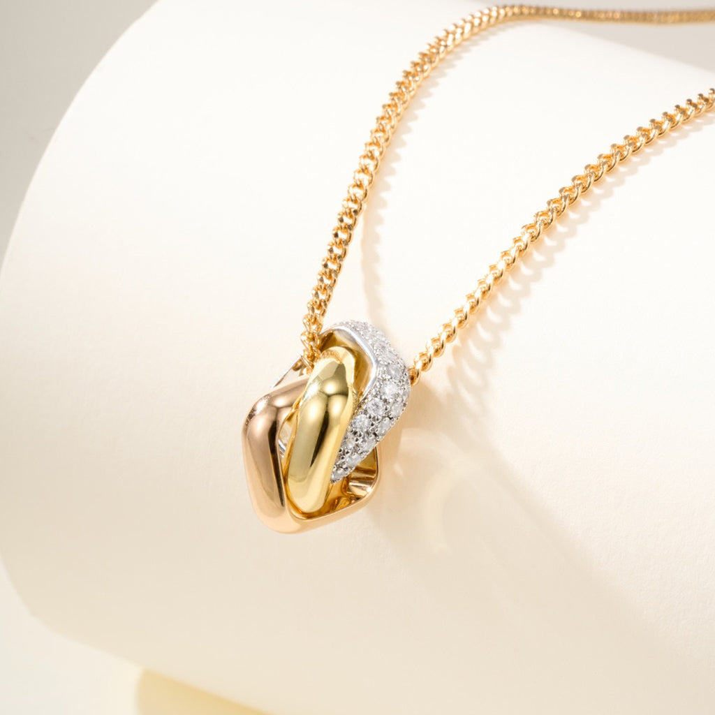 [LORA] TRINITY CUSHION NECKLACE COLLECTION