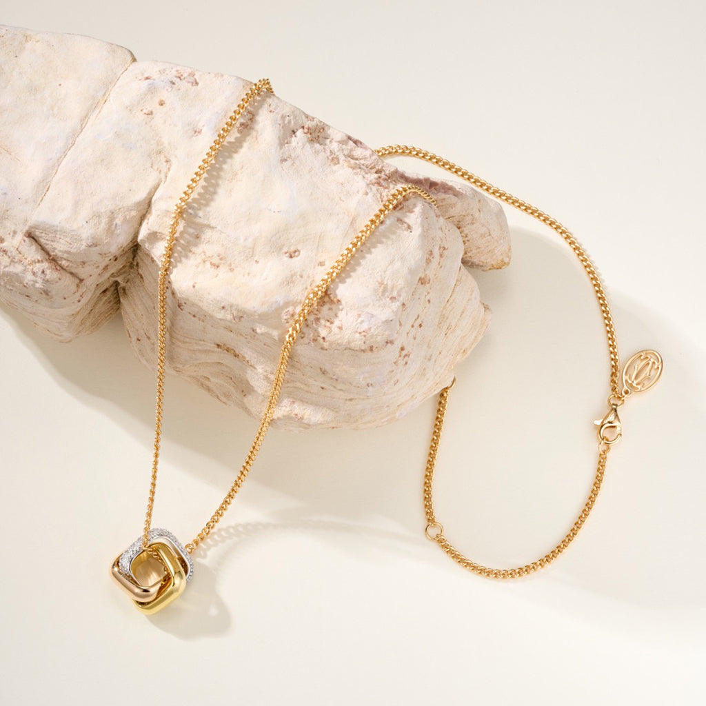 [LORA] TRINITY CUSHION NECKLACE COLLECTION