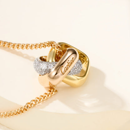 [LORA] TRINITY CUSHION NECKLACE COLLECTION