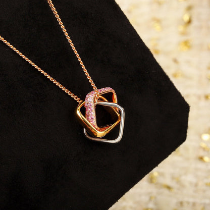 [LORA] TRINITY CUSHION NECKLACE COLLECTION