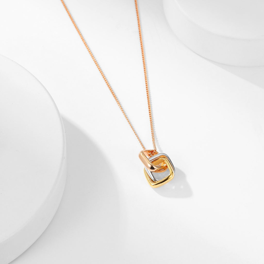 [LORA] TRINITY CUSHION NECKLACE COLLECTION