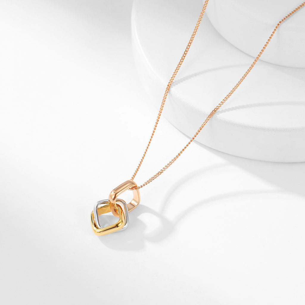 [LORA] TRINITY CUSHION NECKLACE COLLECTION