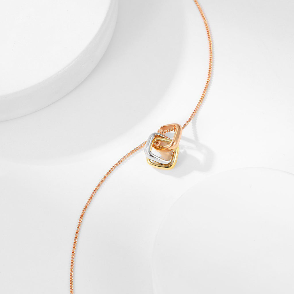 [LORA] TRINITY CUSHION NECKLACE COLLECTION