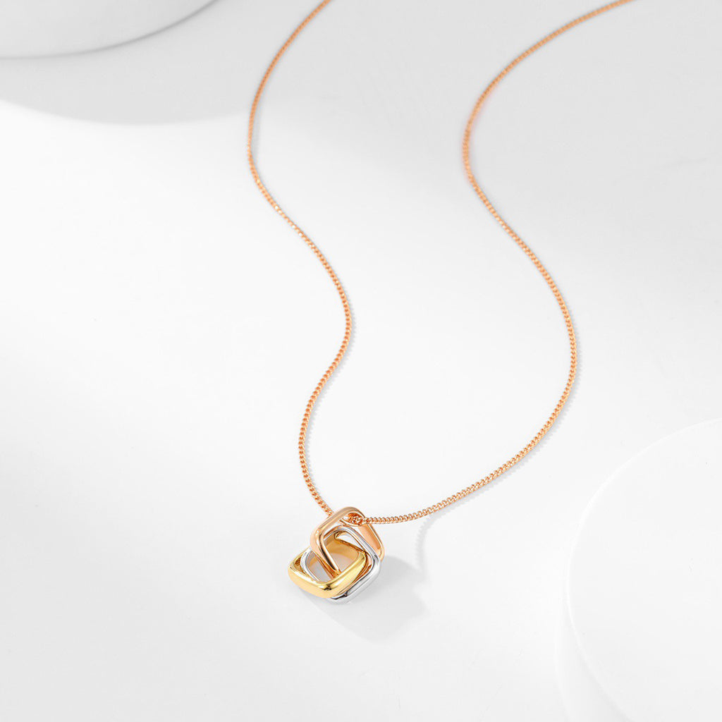 [LORA] TRINITY CUSHION NECKLACE COLLECTION