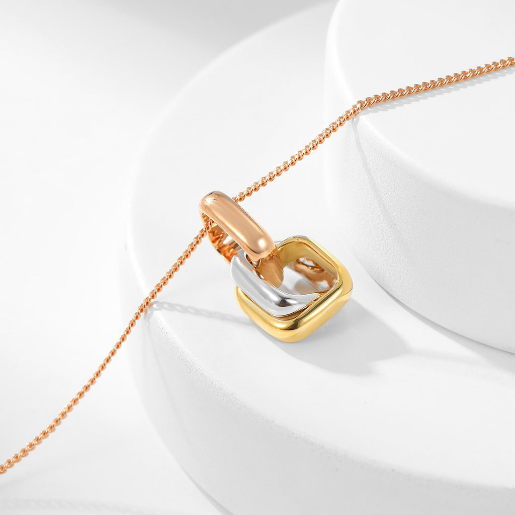 [LORA] TRINITY CUSHION NECKLACE COLLECTION