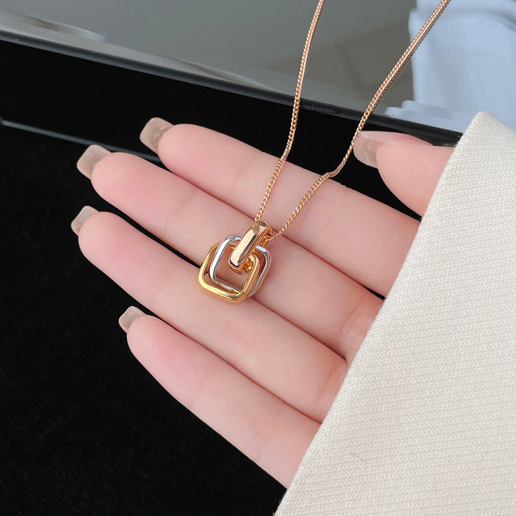 [LORA] TRINITY CUSHION NECKLACE COLLECTION