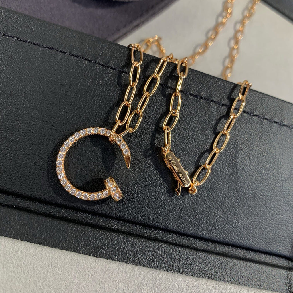 [LORA] JUSTE NECKLACE FULL DIAMONDS