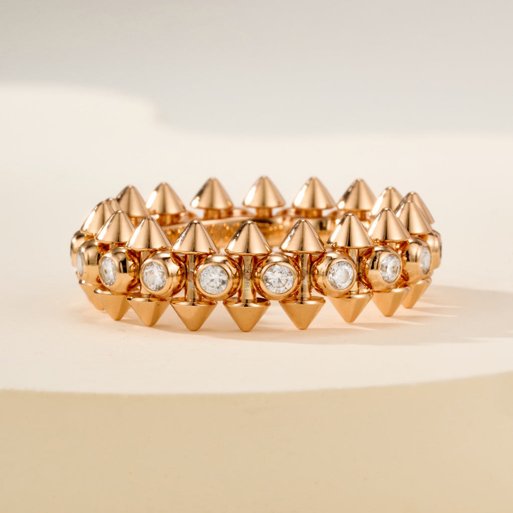 [LORA] CLASH 6.8MM DIAMOND MEDIUM RING