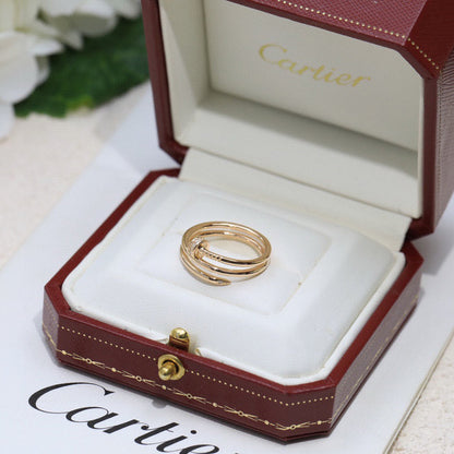 [LORA] JUSTE RING 4.8MM HALF DIAMOND