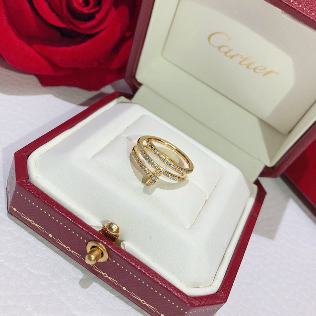 [LORA] JUSTE RING 4.8MM FULL DIAMOND